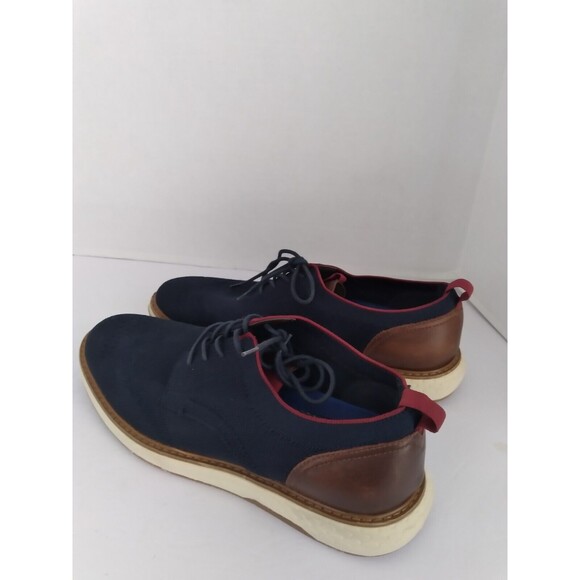 Navy Blue Oxford Dress Shoes Casual Lace Up Comfort‎ Sole Men\'s main image 6